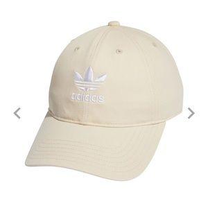 Adidas Originals Relaxed Strapback Hat- beige
